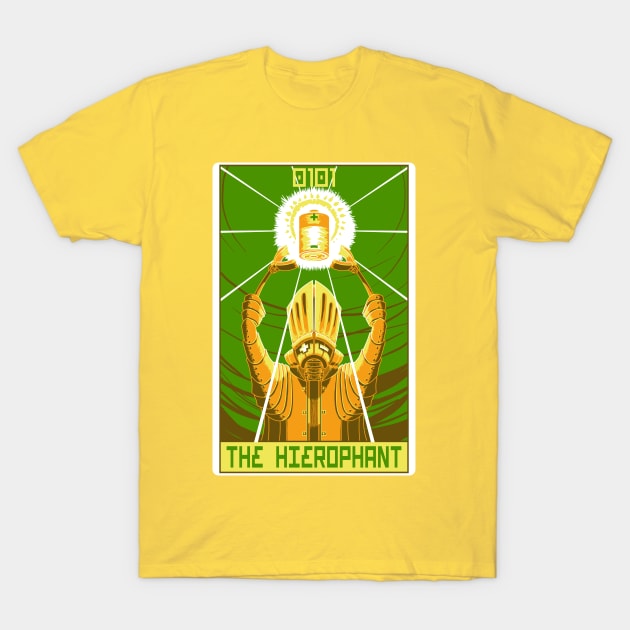 Robo Tarot: The Hierophant T-Shirt by PeterTheHague